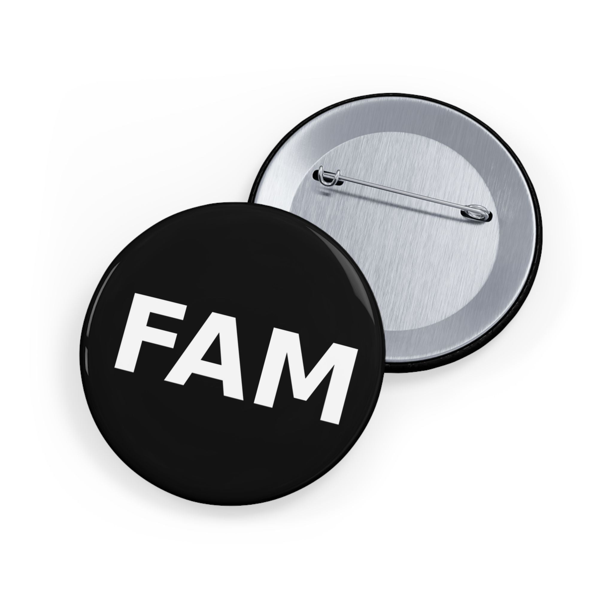 FAM Button Pin | Black