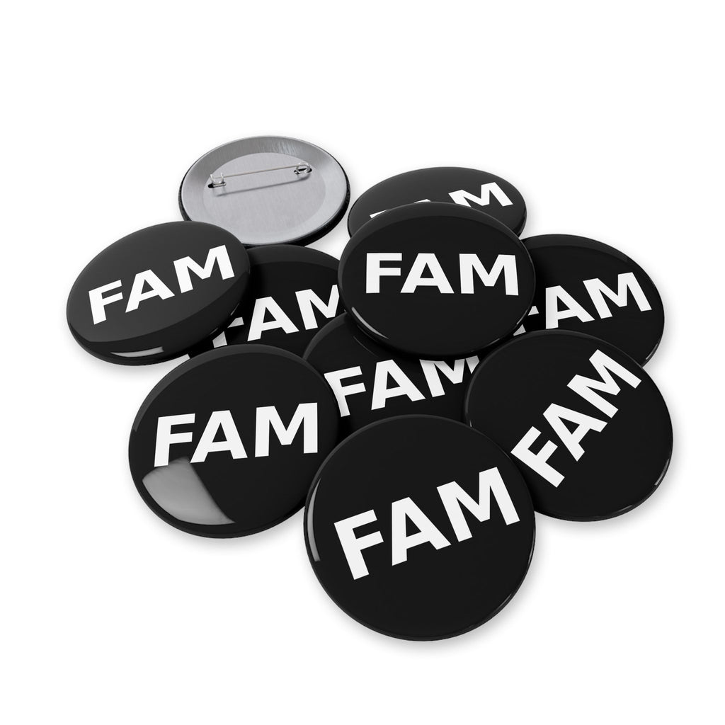 FAM Button Pin | Black